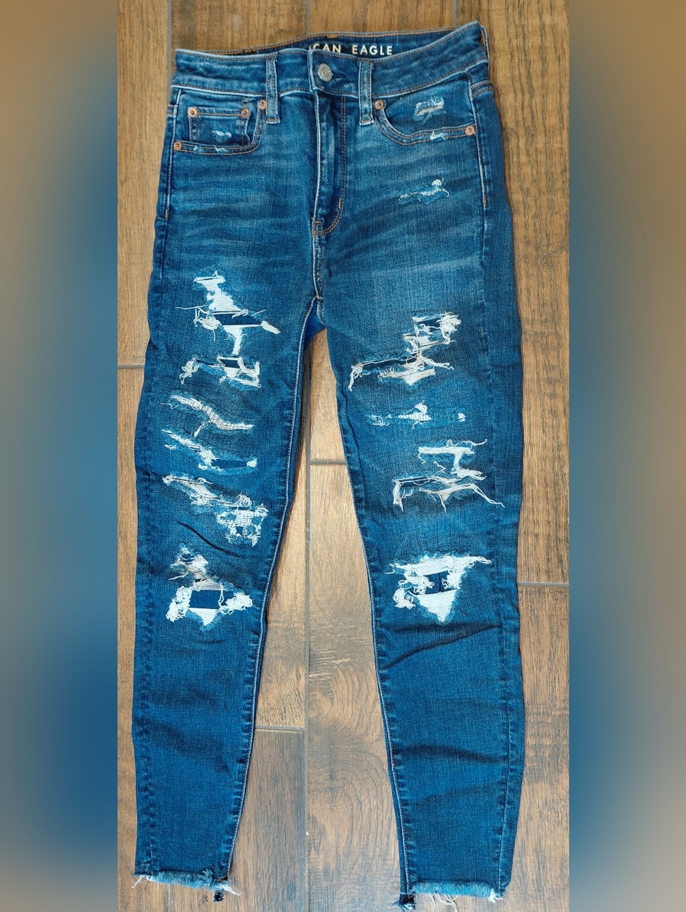 American Eagle Super Hi-Rise Jegging Women's Size 0 Short